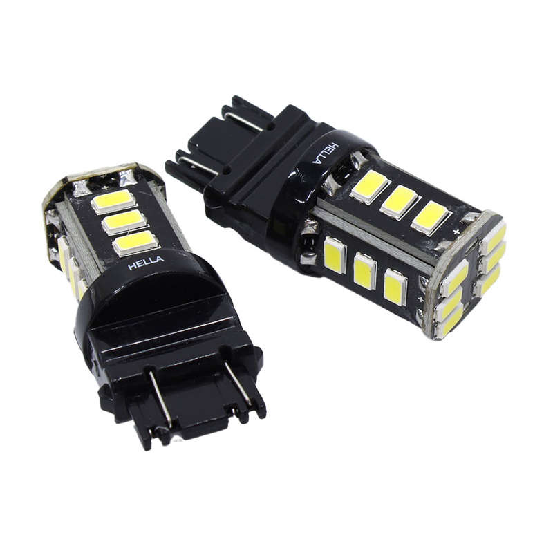 Hella 3157W P27 T20 LED White Bulbs (pair)
