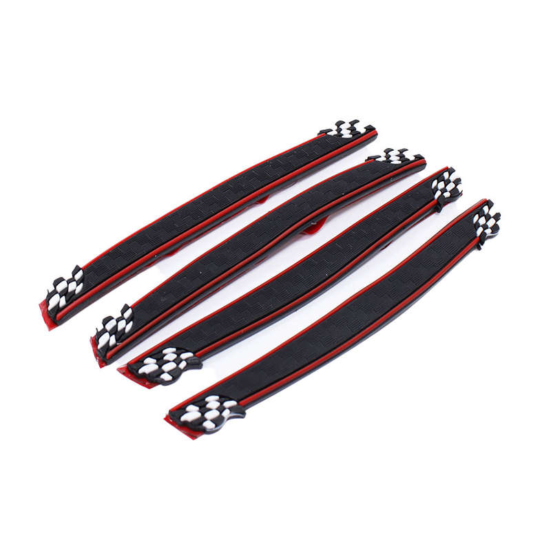 Door Protector Strips - Racing Flag Pattern (set of 4)