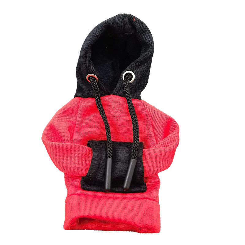 Gearshift Knob Novelty Hoody (black & red)