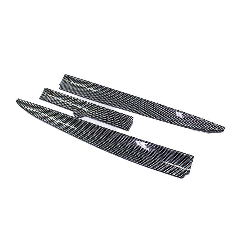 Universal 3 piece Carbon Fibre Look Rubber Bootspoiler