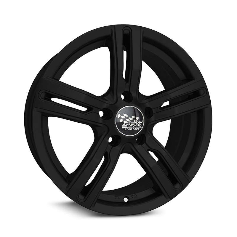 16" SSW S126 5/160 Matt Black Alloy Wheels