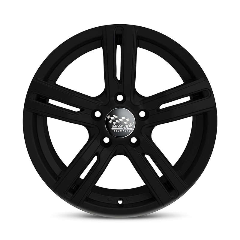 16" SSW S126 5/160 Matt Black Alloy Wheels