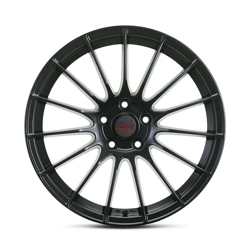 15" SSW S254 4/100 Matt Black Alloy Wheels
