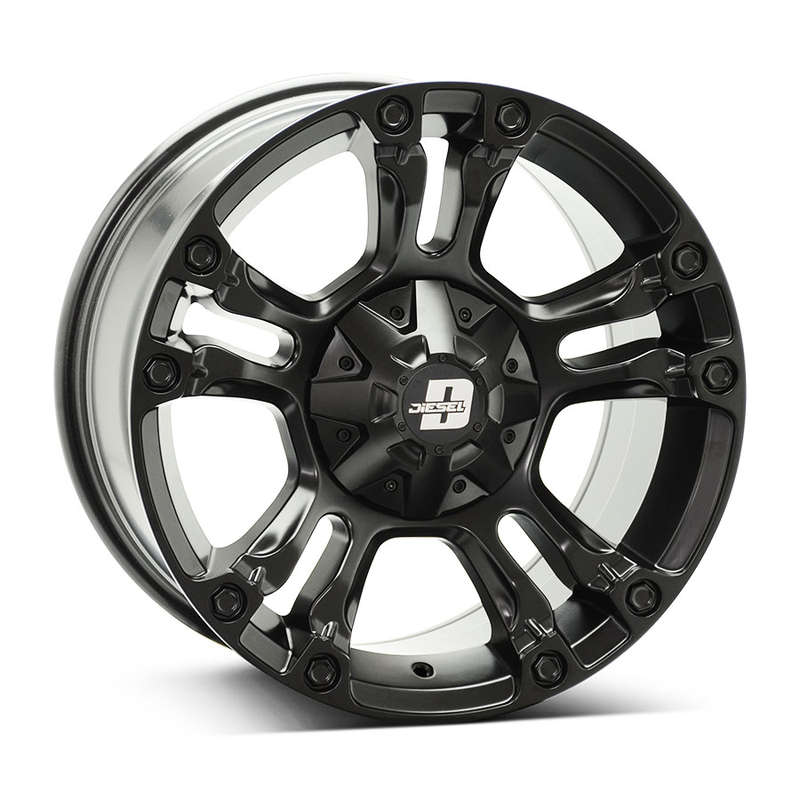 17" SSW S342 Brooklyn 6/139 Matt Black Alloy Wheels