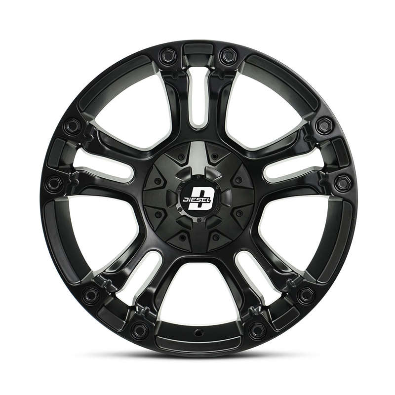 18" SSW S342 Brooklyn 6/139 Matt Black Alloy Wheels