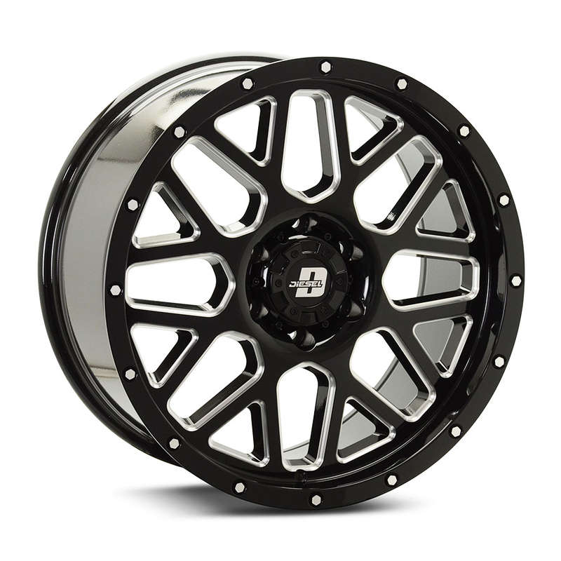 20" SSW S357 Vegas 6/139 Matt Black with silver Trim alloy Wheels