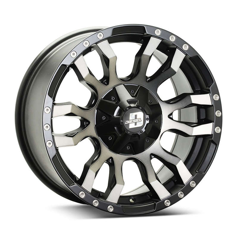 17" SSW S382 Florida 5/150 Machined Gunmetal &amp; Black Alloy Wheels