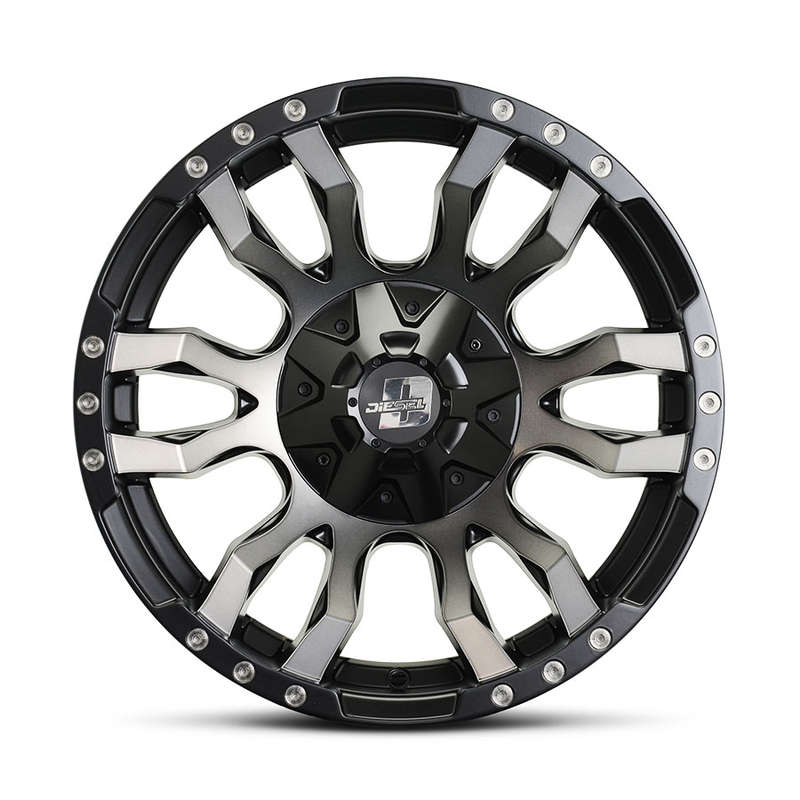 17" SSW S382 Florida 5/150 Machined Gunmetal &amp; Black Alloy Wheels