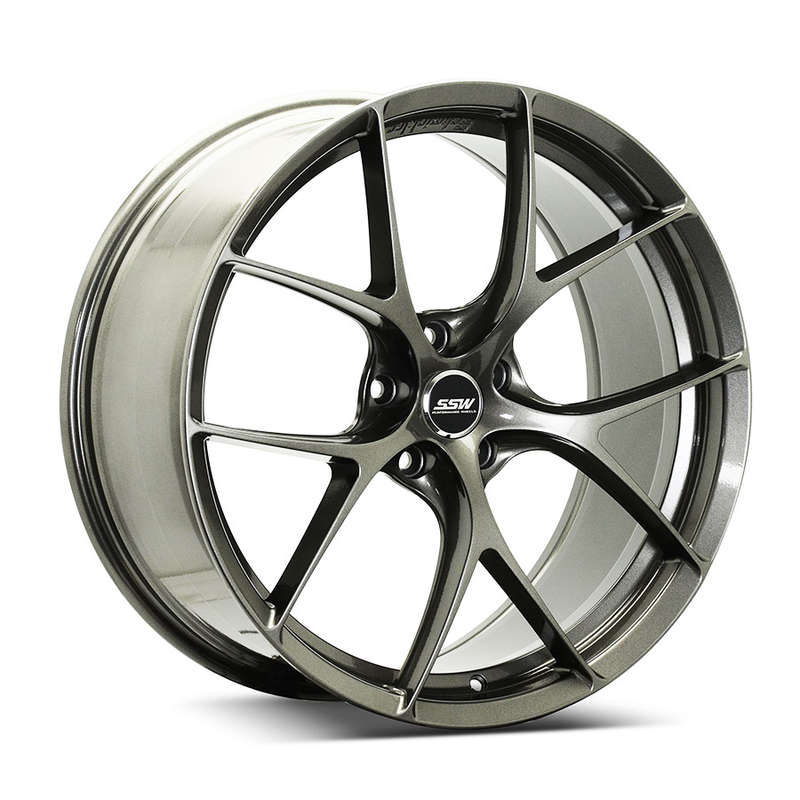 20" SSW S376 5/114 Matt Gunmetal Alloy Wheels