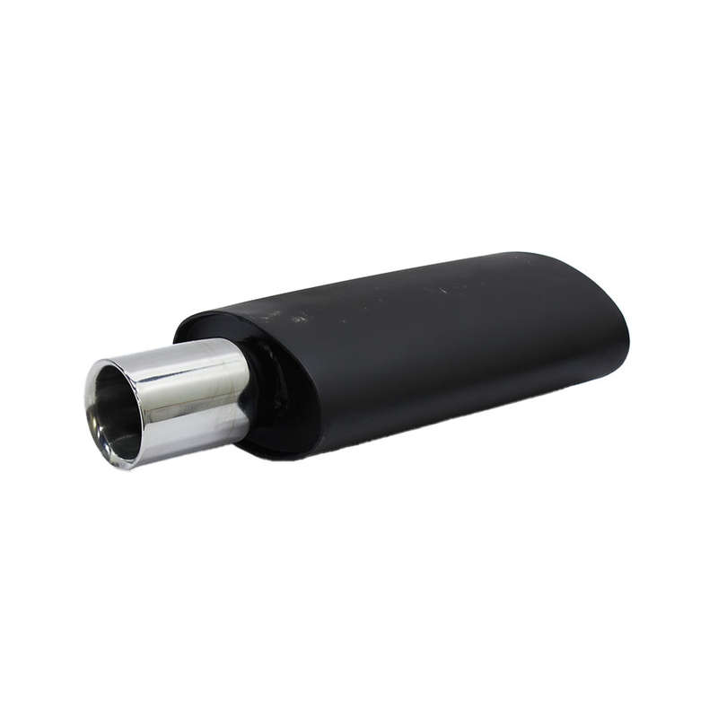 Sport Exhaust Backbox with Single 76mm Straight Stainless Steel Tip