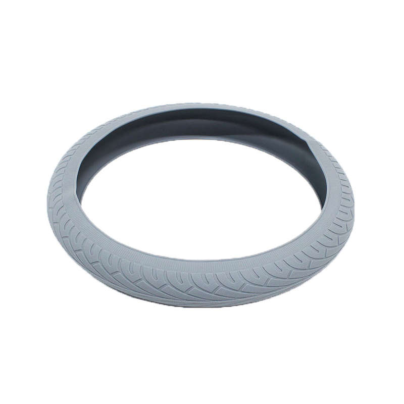 NX Silicon Steering Wheel Cover with Tyre Tread Pattern (grey)