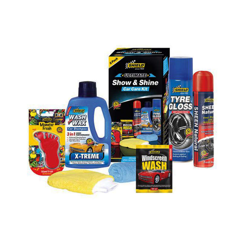 Shield Ultimate Show &amp; Shine 8piece Car Care Kit