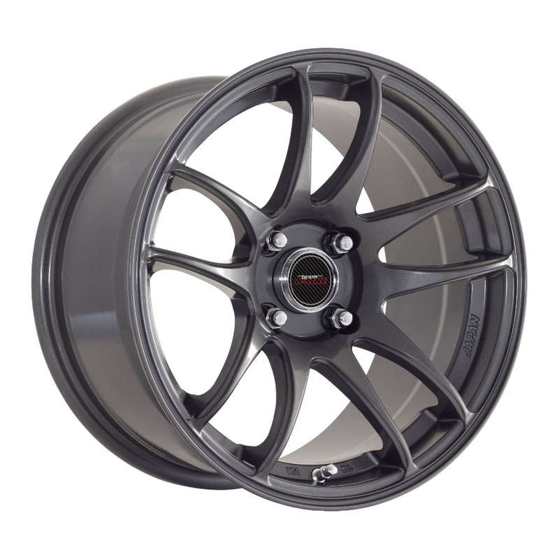 17" A-Line Wizard Z 4/100 Gunmetal alloy Wheels