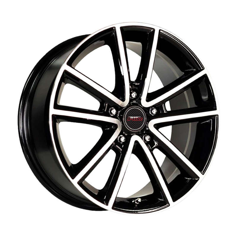 16" A-Line Perez 5/112 Black machine Face alloy Wheels