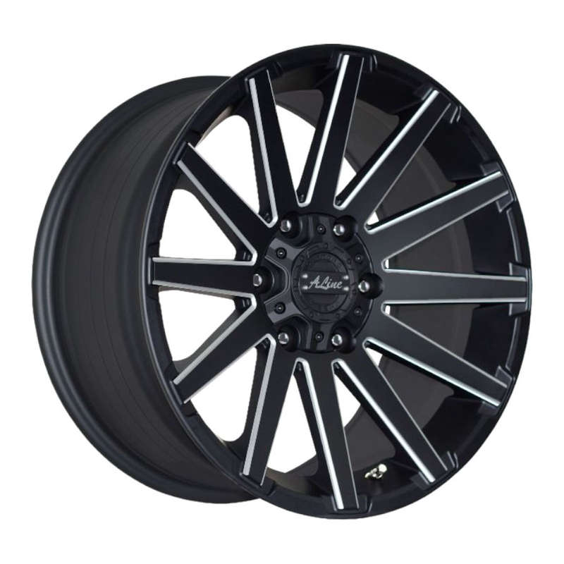 17" A-Line Dare 6/139 Satin Black Alloy Wheels