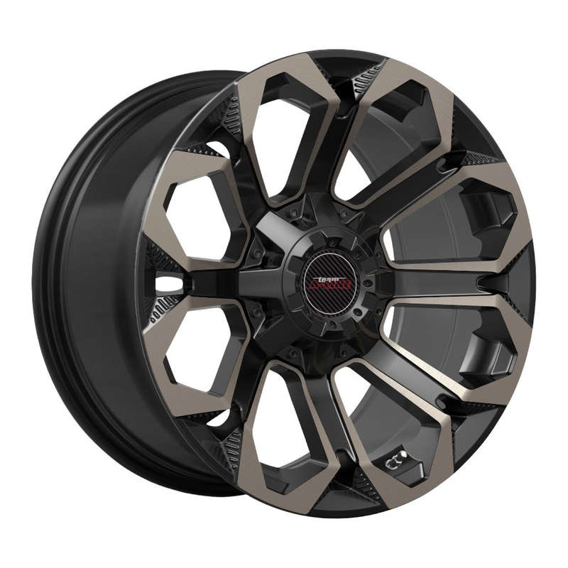 17" A-Line Hurricane 5/127 Satin Black Tint Alloy Wheels