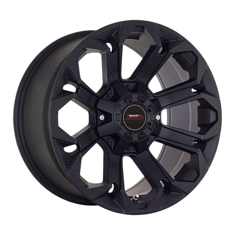 18" A-Line Hurricane 6/139 Satin Black Alloy Wheels
