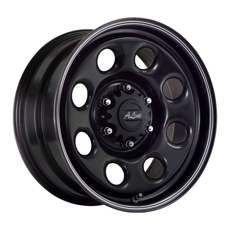 17" A-Line Soft8 5/150 Satin Black Alloy Wheels