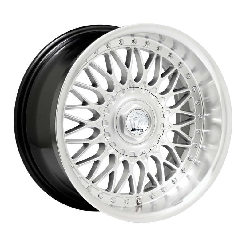 18" A-Line Scorpion 5/120 Super Silver Machine Lip Alloy Wheels