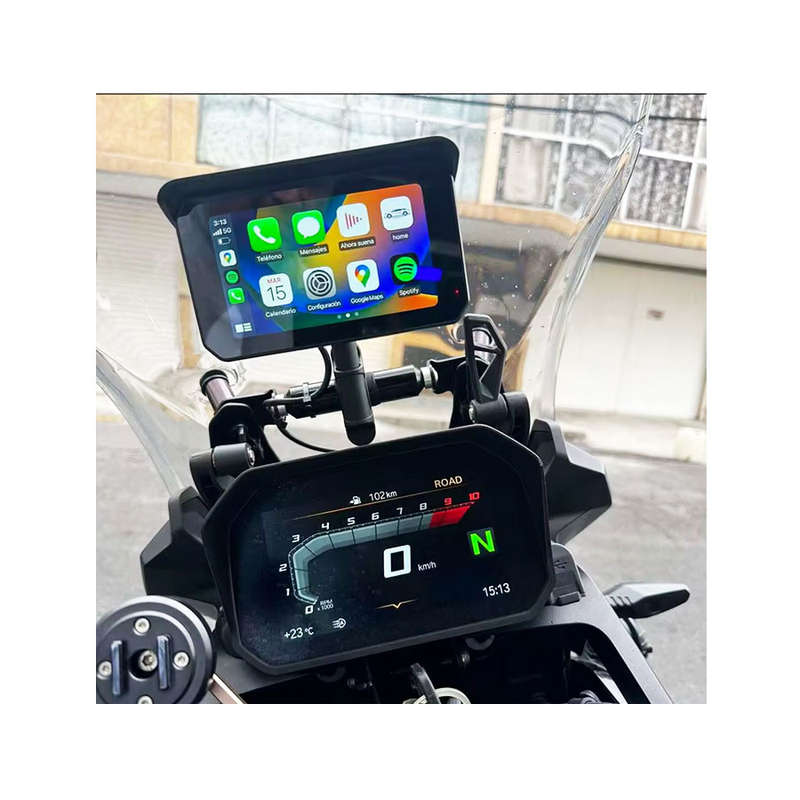 5" Motorcycle Media Screen with Apple Carplay/Android Auto Dual Camera &amp; Tyre Pressure Monitor