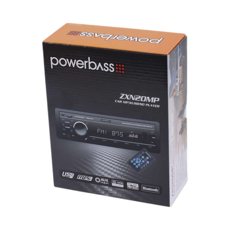 Powerbass PB-ZXN20MP Deckless Media Player with bluetooth/USB/Aux