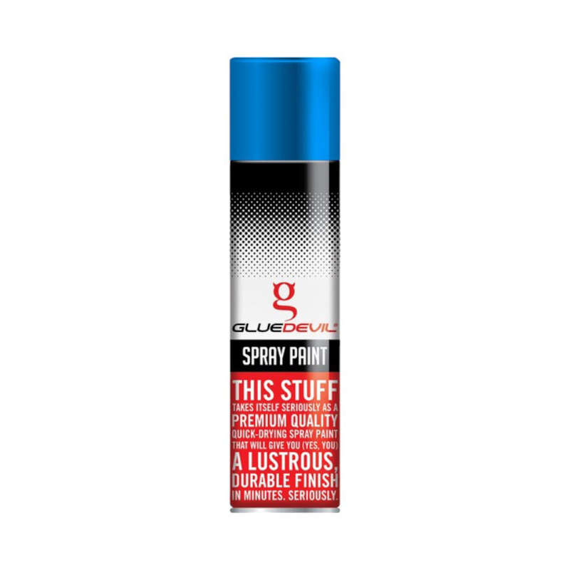 Glue Devil High Heat Spray Paint for Calipers/Engine Covers - Blue (300ml)