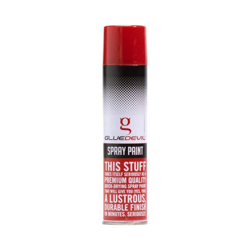 Glue Devil High Heat Spray Paint for Calipers/Engine Covers - Red (300ml)
