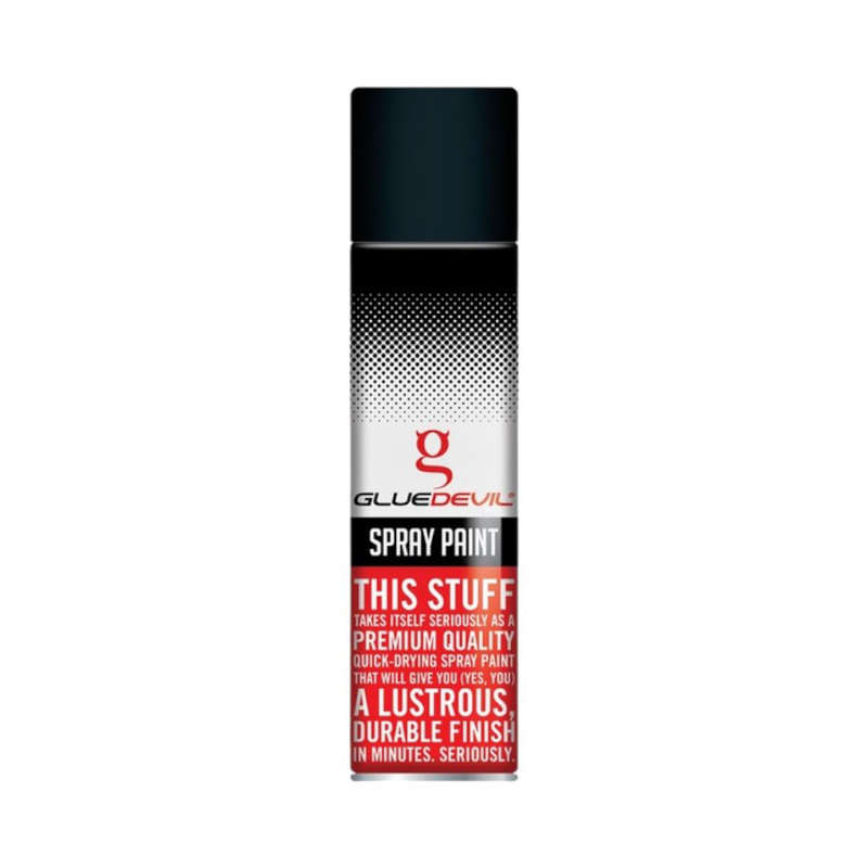 Glue Devil Enamel Paint - Black (300ml)