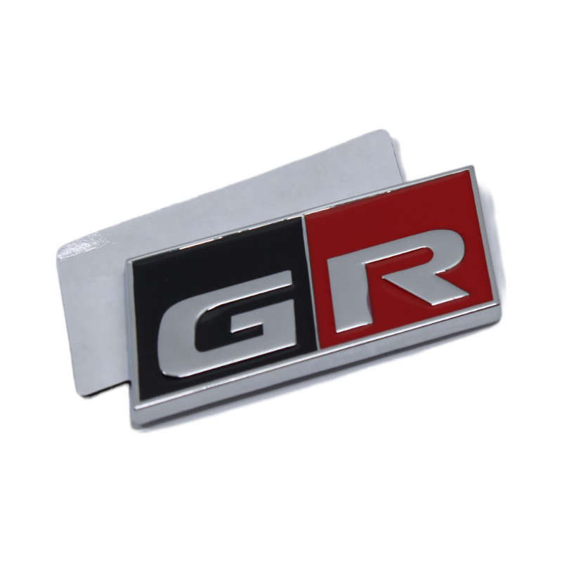 GR Red &amp; Chrome Sticker Badge