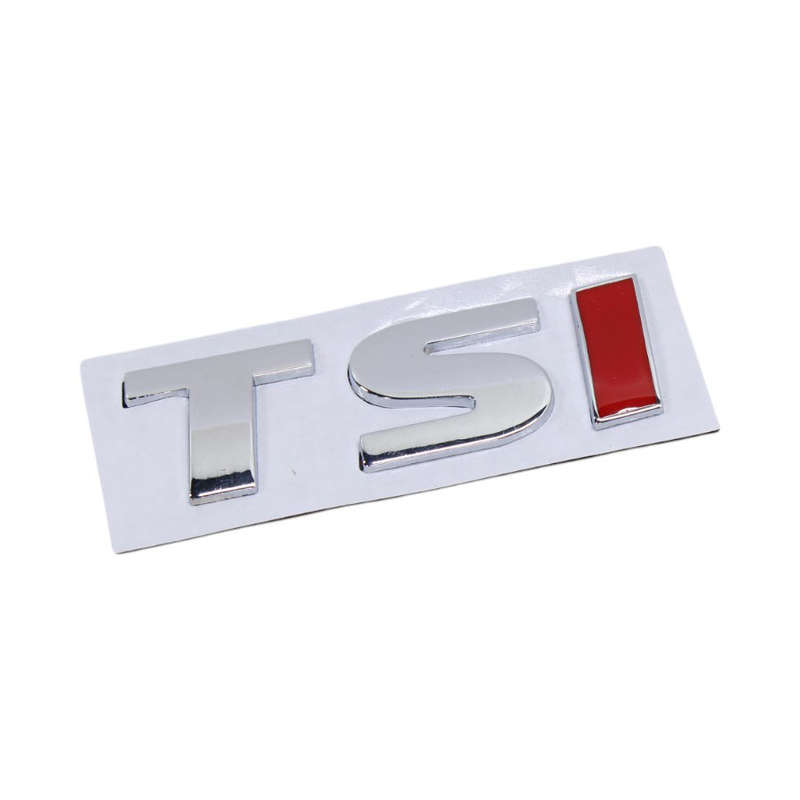 TSi Chrome &amp; Red Adhesive Badge