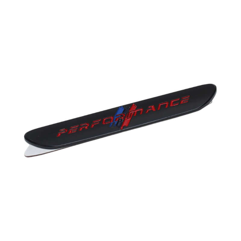 Motorsport Performance Fender Badge (black &amp; red)
