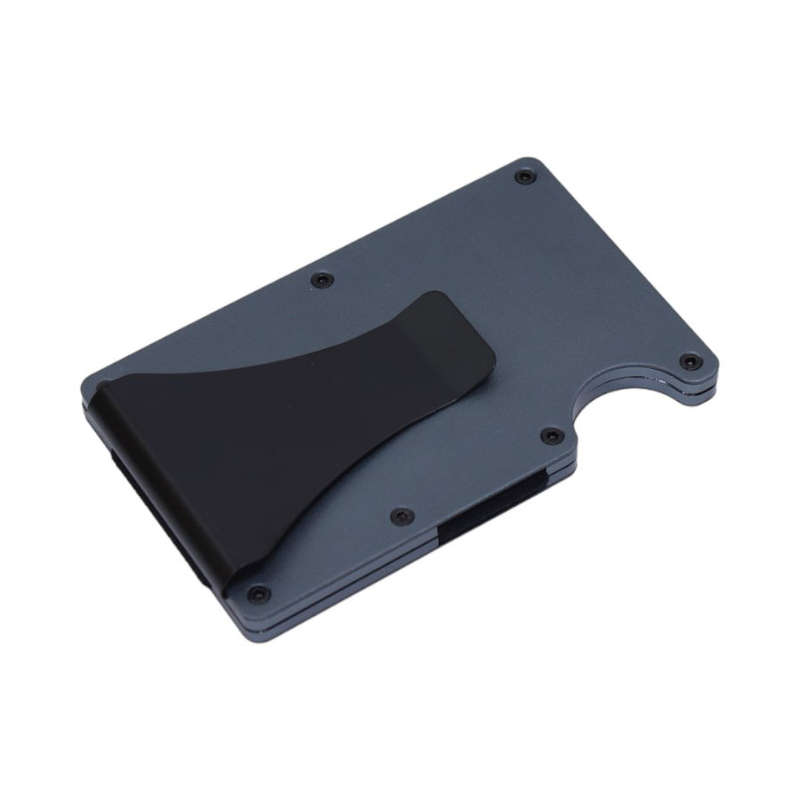 RFID Card Blocker Wallet Metallic Grey