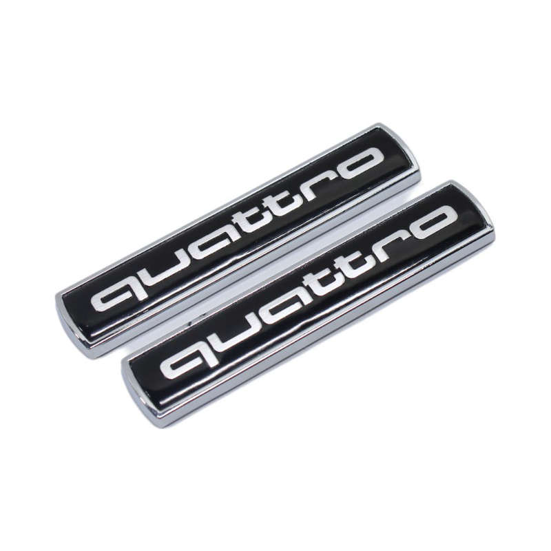 Quattro Sticker Badge (pair)