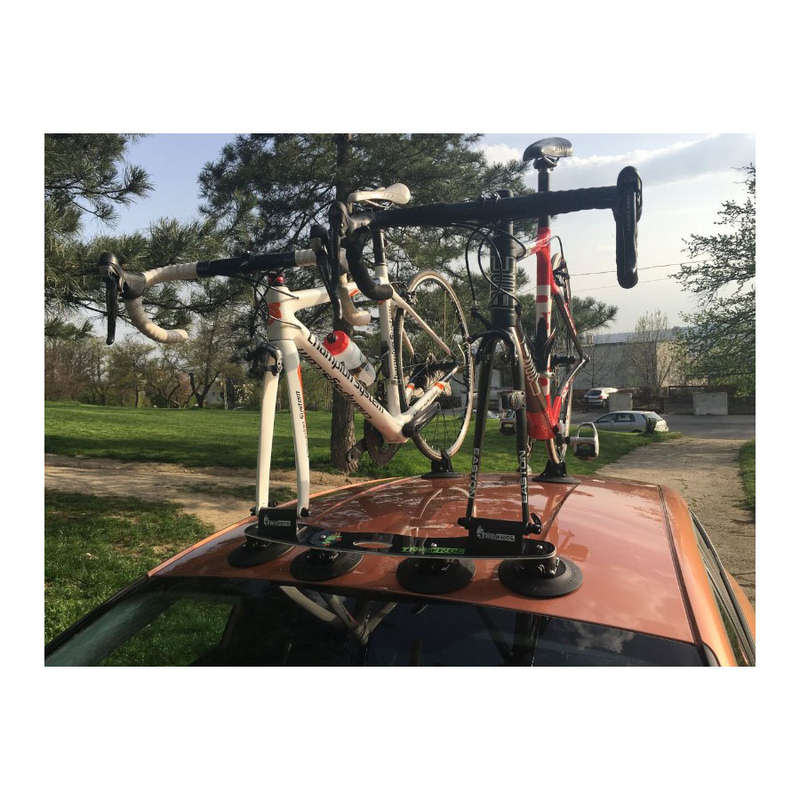 TreeFrog Model Pro 2 Vacuum Mount Two Bike Carrier