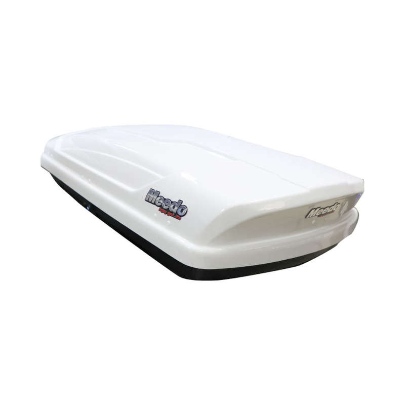 Meedo Vehicle Roofbox Carrier Arrow Design - 380litre Capacity (White)