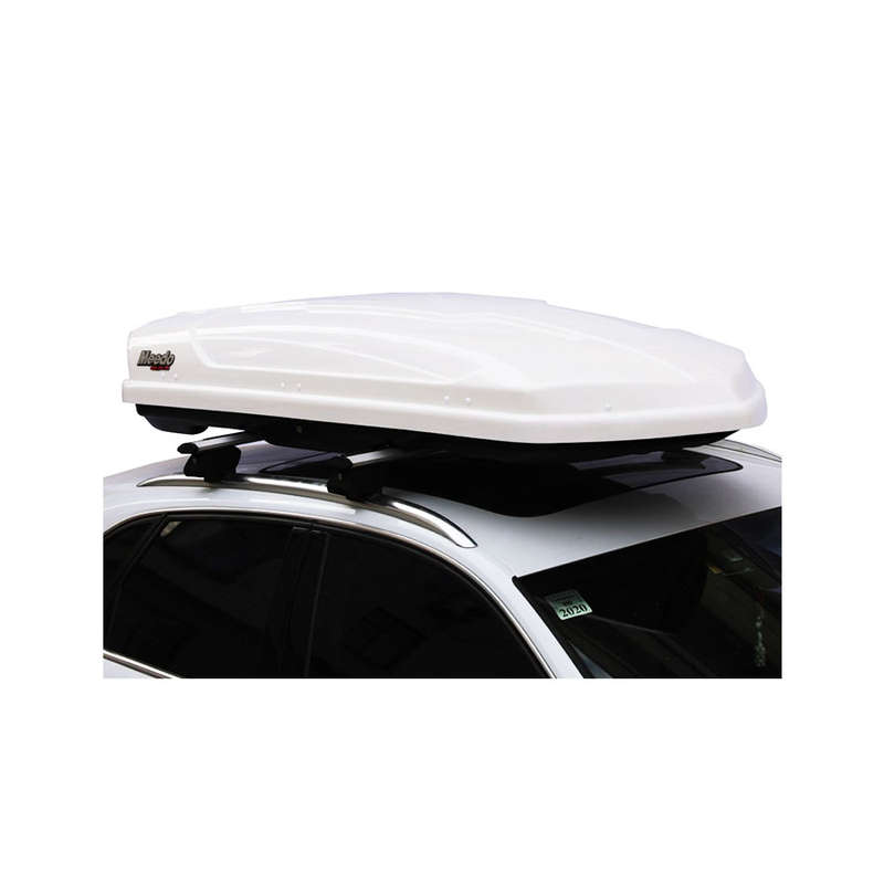 Meedo Vehicle Roofbox Carrier Arrow Design - 380litre Capacity (White)