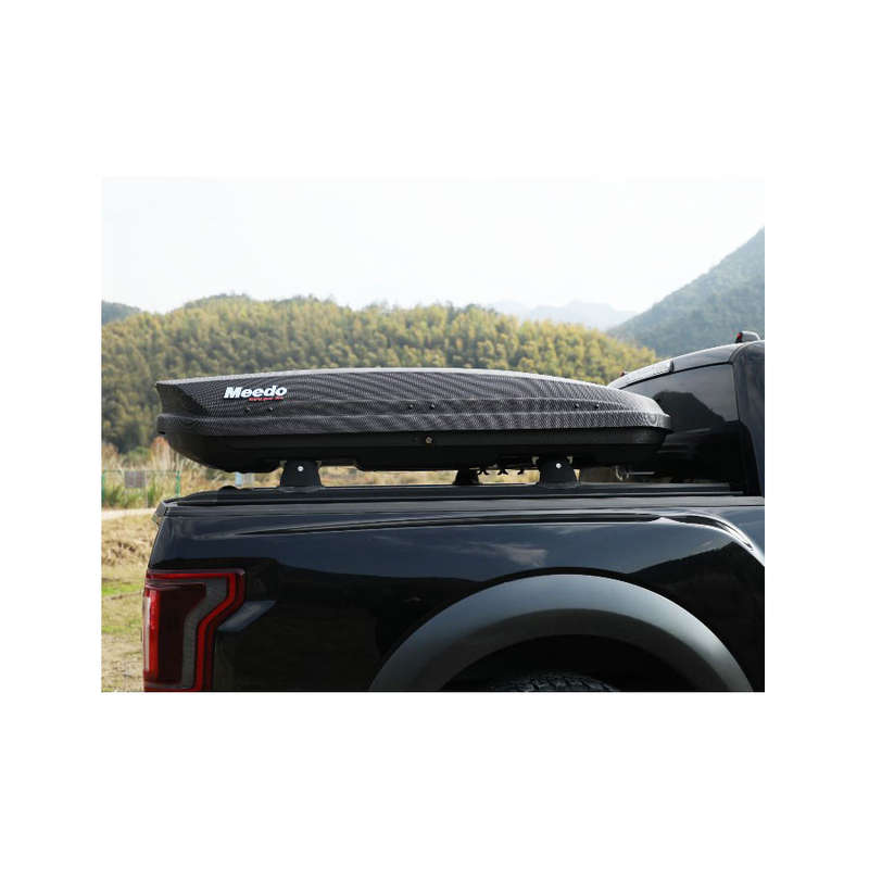 Meedo Vehicle Roofbox Carrier Classic Design 420litre Capacity (bubble textured black)