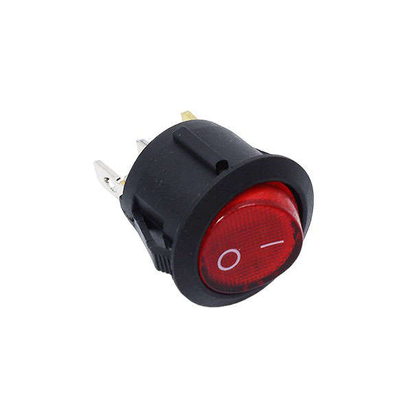 Rocker Switch - 3pin Round on/off