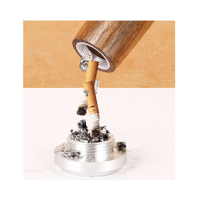 Portable Handheld Wood Design MiniAshtray