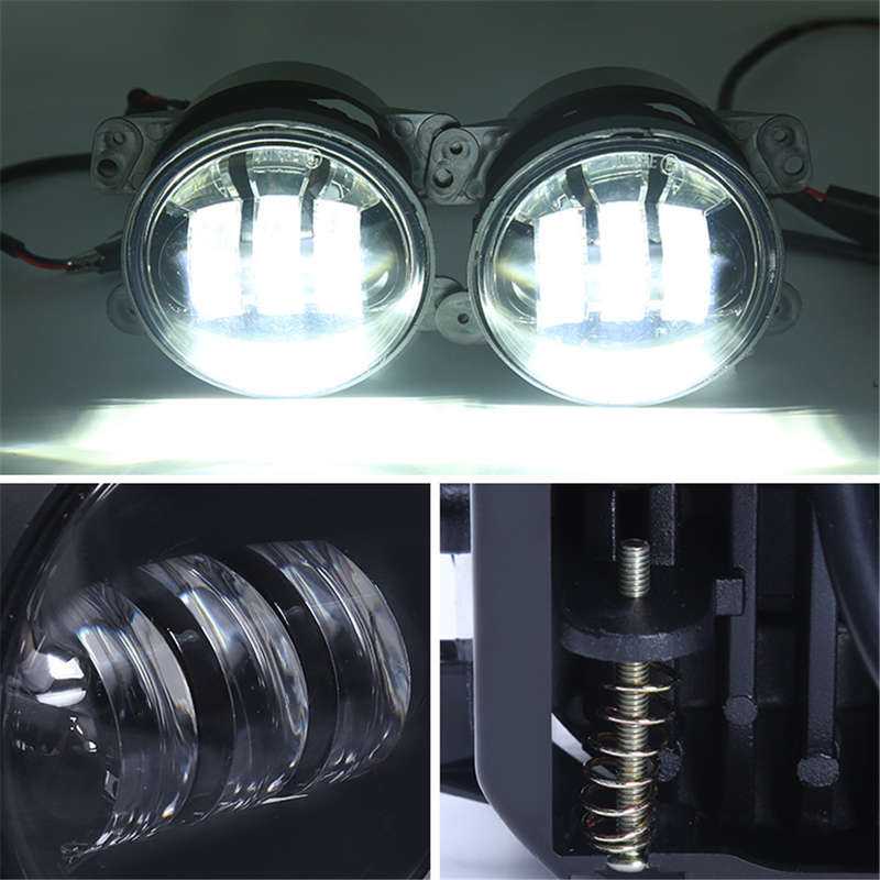 LED360 4inch Round Foglight with Black Housing (without halo ring)