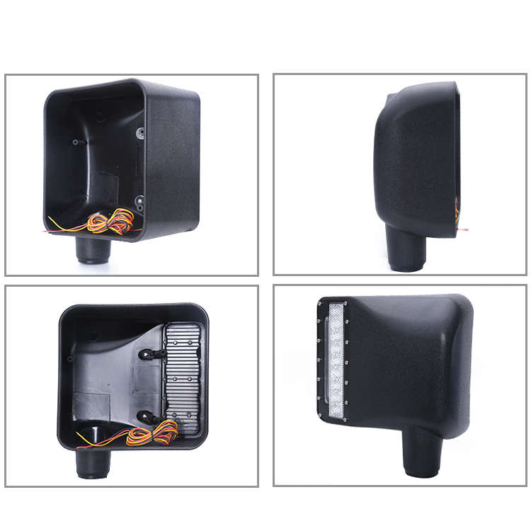LED360 Door Mirror Covers with White &amp; Amber Lighting for Jeep Wrangler