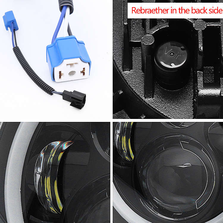 LED360 7" High/low Beam LED Headlight with Indicator Suitable for Harley Davidson (each)