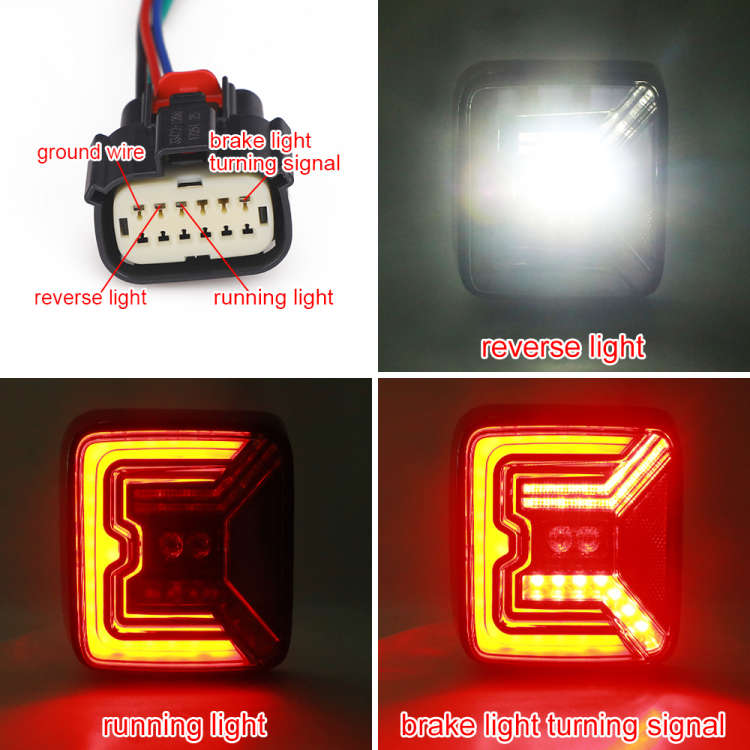 LED360 Jeep JL LED Design Tailights (Smoked Lens)