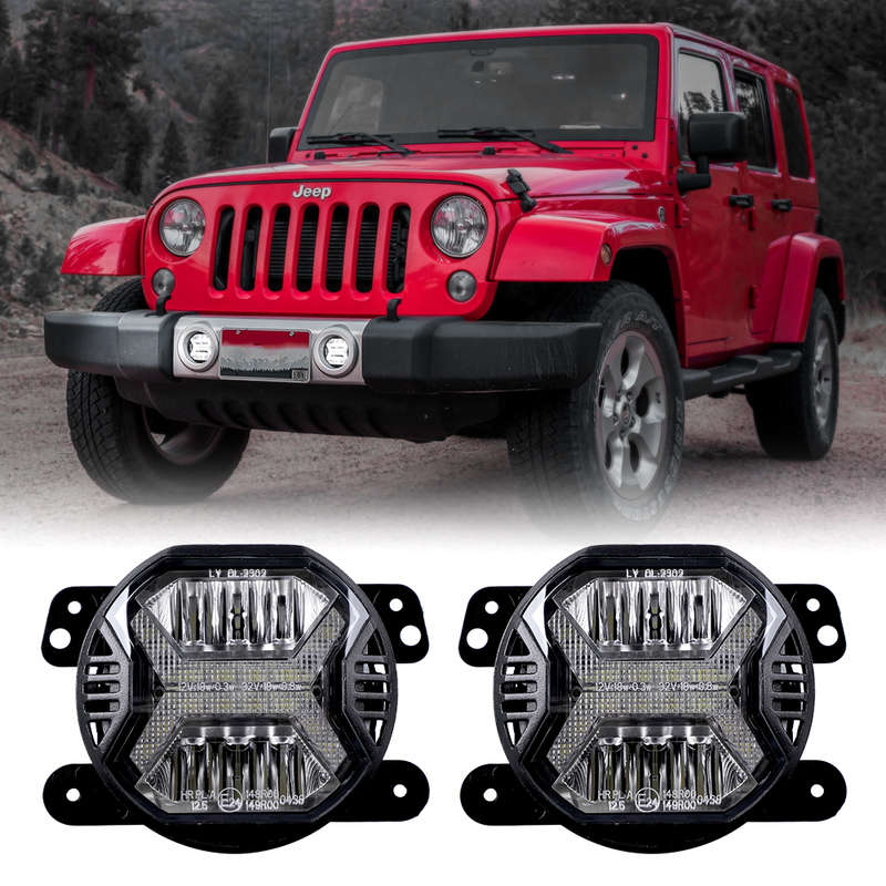 LED360 4" Wind Tunnel Design LED Foglights