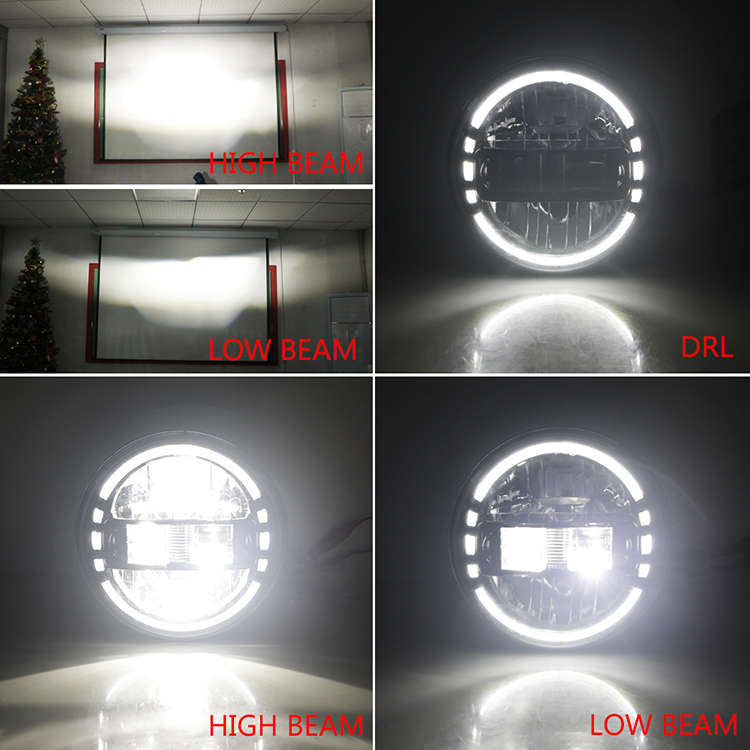 LED360 7" King Kong Design LED High/Low Beam Headlights