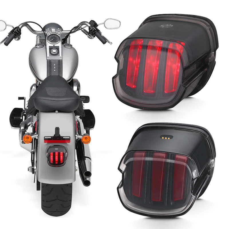 LED360 Eagle Claw LED Tail Light brake light fit for Harley Davidson (Black)