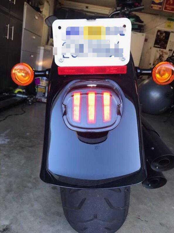 LED360 Eagle Claw LED Tail Light brake light fit for Harley Davidson (Black)