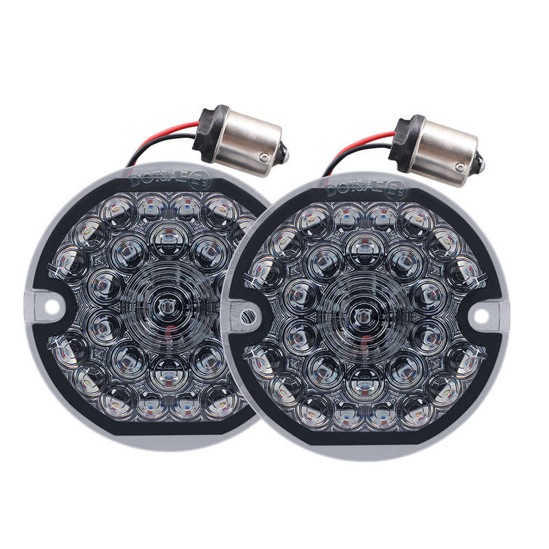 LED360 Running Light-All LEDs Lighting/Brake Light (85mm Red Lighting) - pair