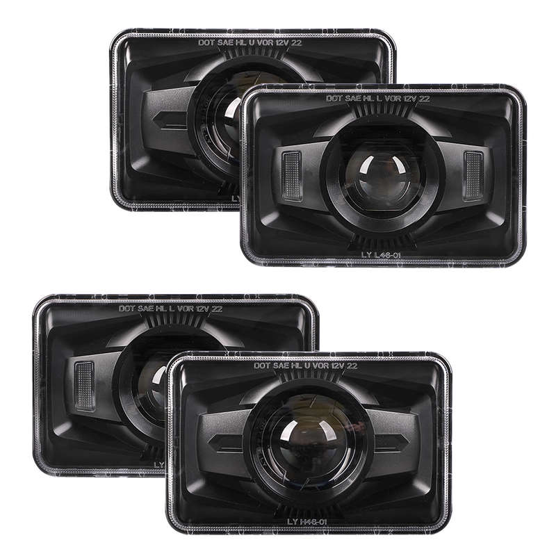 LED360 4X7" LED Replacement for Sealed Beam( 2 pairs hi beam, 2 pairs low beam)