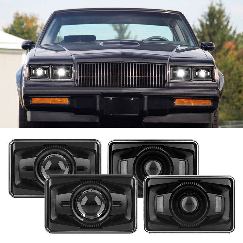 LED360 4X7" LED Replacement for Sealed Beam( 2 pairs hi beam, 2 pairs low beam)